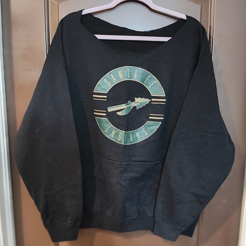 Oversized Altered Santa Fe Indians Sweatshirt XL